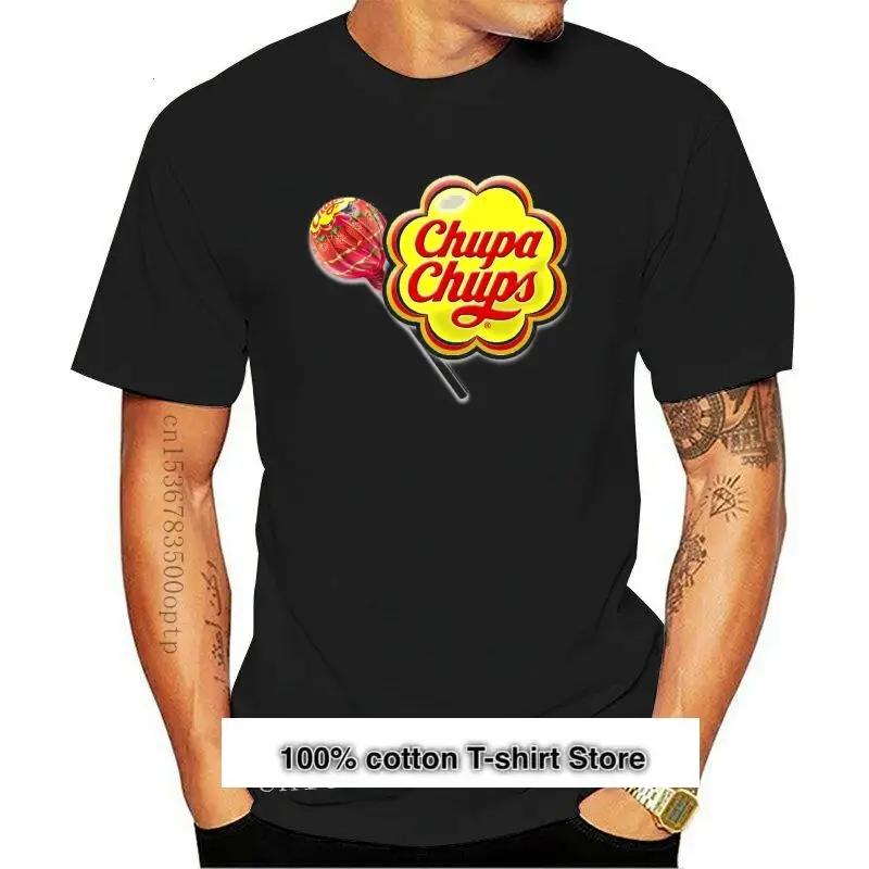 Camiseta  de manga corta Ķ hombre, Camisa con ΰ Chupa Chupa Chupa, cuello redondo, ropa estampada